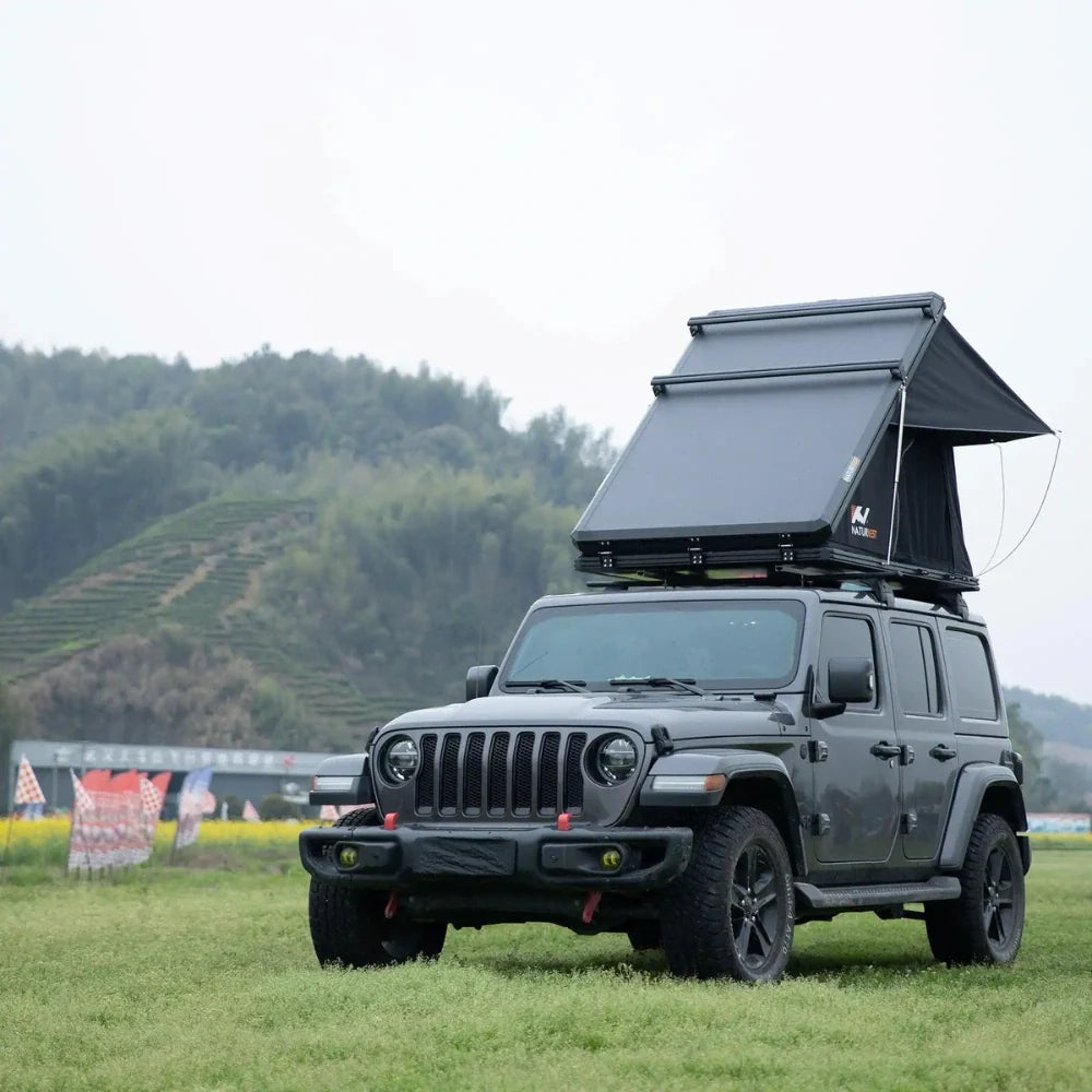 Naturnest Polaris Plus Dreiecks-Dachzelt – Dachzelte für LKWs und PKWs – Naturnest Deutschland